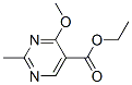 5-Pyrimidinecarboxylic acid, 4-methoxy-2-methyl-, ethyl ester Structure,7122-77-2Structure