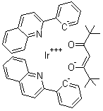 Ir(dpm)pq2 Structure,713079-03-9Structure