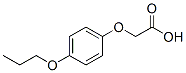 Acetic acid, 2-(4-propoxyphenoxy)- Structure,713509-19-4Structure