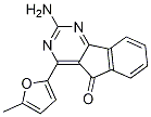 2-Amino-4-(5-methylfuran-2-yl)-5h-indeno[1,2-d]pyrimidin-5-one Structure,713514-91-1Structure