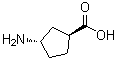 (1S,3s) 3-aminocyclopentanecarboxylic acid Structure,71376-02-8Structure