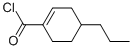 1-Cyclohexene-1-carbonyl chloride, 4-propyl- (9ci) Structure,71378-70-6Structure