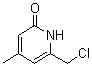 2(1H)-Pyridinone, 6-(chloromethyl)-4-methyl- Structure,71431-17-9Structure