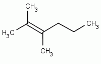 2,3-Dimethyl-2-hexene Structure,7145-20-2Structure