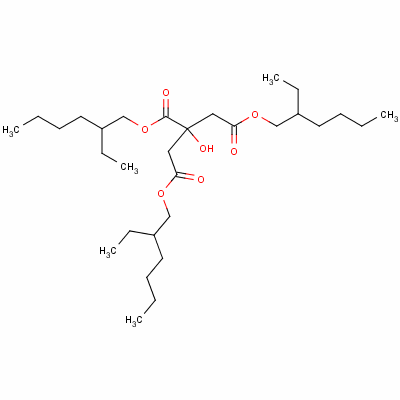 Tris(2-ethylhexyl)citrate Structure,7147-34-4Structure