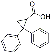 2,2-Diphenylcyclopropanecarboxylic acid Structure,7150-12-1Structure