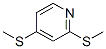 2,4-Bis(methylthio)pyridine Structure,71506-85-9Structure