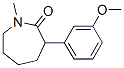 Hexahydro-3-(3-methoxyphenyl)-1-methyl-2h-azepin-2-one Structure,71592-43-3Structure