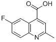 6-Fluoro-2-methyl-4-quinolinecarboxylic acid Structure,716-03-0Structure