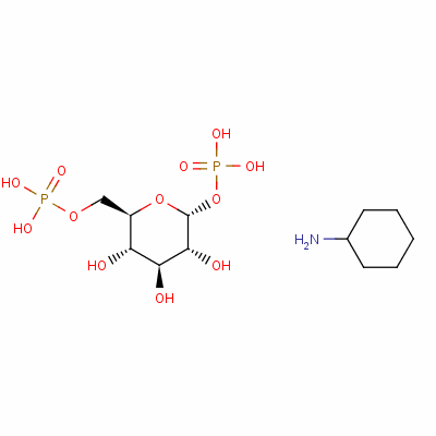 Alpha-d-glucose 1,6-diphosphate cyclohexylammonium salt, hydrate Structure,71662-13-0Structure