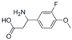 3-Amino-3-(3-fluoro-4-methoxy-phenyl)-propionic acid Structure,717-79-3Structure