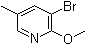 3-Bromo-2-methoxy-5-methylpyridine Structure,717843-56-6Structure