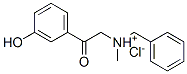 Ethanone, 1-(3-hydroxyphenyl)-2-[methyl(phenylmethyl)amino]-, hydrochloride Structure,71786-67-9Structure