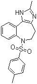 2-Methyl-6-[(4-methylphenyl)sulfonyl]-1,4,5,6-tetrahydroimidazo[4,5-d][1]benzazepine Structure,717917-14-1Structure