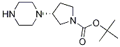 (R)-tert-butyl 3-(piperazin-1-yl) pyrrolidine-1-carboxylate Structure,717927-58-7Structure