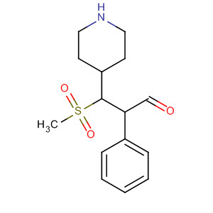 3-(1-Methanesulphonylpiperidin-4-yl)-3-phenylpropionaldehyde Structure,718610-17-4Structure