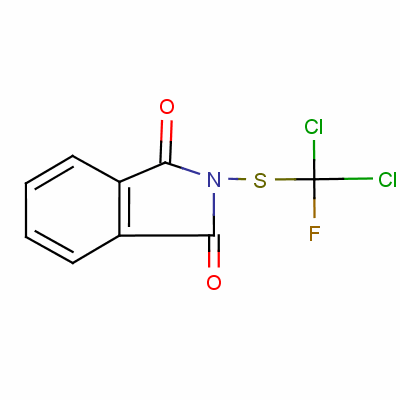 1H-isoindole-1,3(2h)-dione, 2-[(dichlorofluoromethyl)thio]- Structure,719-96-0Structure