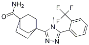 4-(4-Methyl-5-(2-(trifluoromethyl)phenyl)-4h-1,2,4-triazol-3-yl)bicyclo[2.2.2]octane-1-carboxamide Structure,719274-83-6Structure