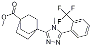 Methyl4-(4-methyl-5-(2-(trifluoromethyl)phenyl)-4h-1,2,4-triazol-3-yl)bicyclo[2.2.2]octane-1-carboxylate Structure,719274-90-5Structure