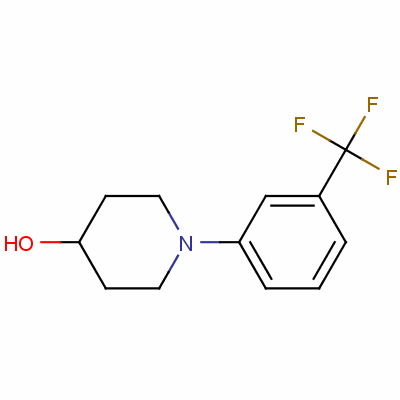 1-[3-(Trifluoromethyl)phenyl]-4-piperidinol Structure,71989-92-9Structure