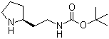 (S)-(2-pyrrolidin-2-yl-ethyl)-carbamic acid tert-butyl ester Structure,719999-55-0Structure