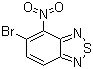 2,1,3-Benzothiadiazole, 5-bromo-4-nitro- Structure,72023-79-1Structure