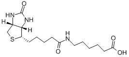 6-[[5-[(3As,4s,6ar)-hexahydro-2-oxo-1h-thieno[3,4-d]imidazol-4-yl]-1-oxopentyl]amino]-hexanoic acid Structure,72040-64-3Structure