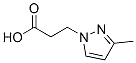 3-(3-Methyl-1H-pyrazol-1-yl)propanoic acid Structure,72145-00-7Structure