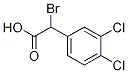 2-Bromo-2-(3,4-dichlorophenyl)aceticacid Structure,72191-59-4Structure