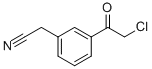 Benzeneacetonitrile, 3-(chloroacetyl)-(9ci) Structure,72196-96-4Structure