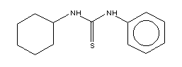 1-Cyclohexyl-3-phenyl-2-thiourea Structure,722-03-2Structure