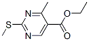 Ethyl 2-methylthio-4-methyl-5-pyrimidine carboxylate Structure,7234-25-5Structure