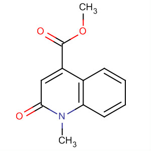 1-Methyl-2-oxo-1,2-dihydro-quinoline-4-carboxylic acid methyl ester Structure,72430-31-0Structure