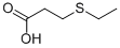 3-(Ethylthio)propanoic acid Structure,7244-82-8Structure