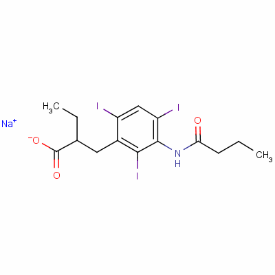 Tyropanoate sodium Structure,7246-21-1Structure