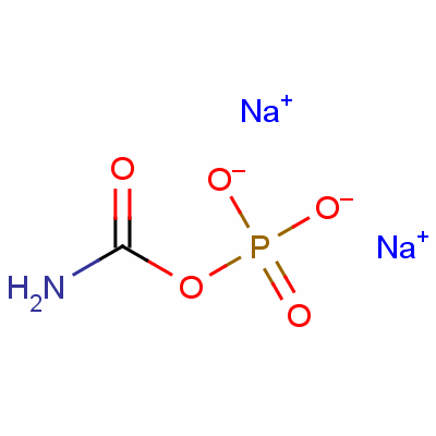 Carbamic acid monoanhydride with phosphoric acid disodium salt Structure,72461-86-0Structure