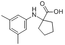 1-(3,5-Dimethylphenylamino)cyclopentanecarboxylic acid Structure,725234-55-9Structure