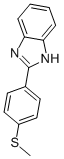 2-(4-[Methylthio]phenyl)-1h-benzimidazole Structure,725701-22-4Structure