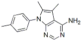 5,6-Dimethyl-7-(4-methylphenyl)-7H-pyrrolo[2,3-d]pyrimidin-4-amine Structure,72578-43-9Structure