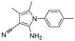 2-Amino-4,5-dimethyl-1-(4-methylphenyl)-1H-pyrrole-3-carbonitrile Structure,72578-53-1Structure