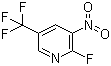 2-Fluoro-3-nitro-5-(trifluoromethyl)pyridine Structure,72587-16-7Structure