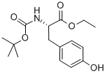 Boc-l-tyrosine ethyl ester Structure,72594-77-5Structure