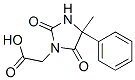 (4-Methyl-2,5-dioxo-4-phenylimidazolidin-1-yl)acetic acid Structure,726-88-5Structure