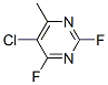 5-Chloro-2,4-difluoro-6-methyl-pyrimidine Structure,72630-78-5Structure