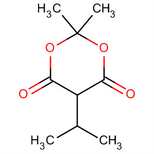 2,2-Dimethyl-5-isopropylidene-1,3-dioxan-4,6-dione Structure,72651-95-7Structure