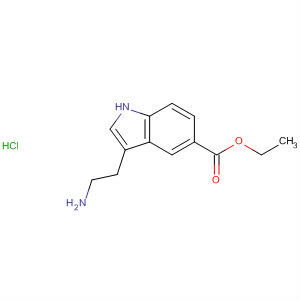 3-(2-Amino-ethyl)-1h-indole-5-carboxylic acid ethyl ester hydrochloride Structure,7272-55-1Structure