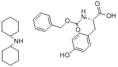 Z-L-tyrosine DCHA Structure,7278-35-5Structure