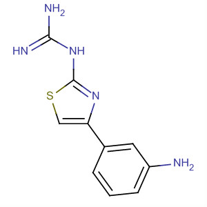 N-[4-(3-aminophenyl)-2-thiazolyl]guanidine Structure,72801-60-6Structure