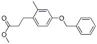 Benzenepropanoic acid, 2-methyl-4-(phenylmethoxy)-, methyl ester Structure,728038-73-1Structure