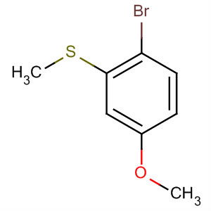 1-Bromo-4-methoxy-2-methylsulfanyl-benzene Structure,72856-79-2Structure